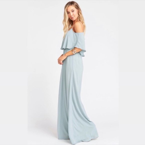 Show Me Your MuMu Dresses & Skirts - NEW Show Me Your MuMu Caitlin Ruffle Maxi